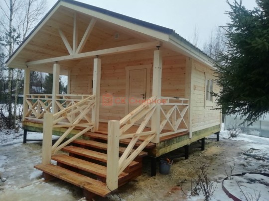 Декабрь 2020 - баня из бруса №105