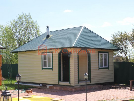 Май 2016 - каркасная баня №20