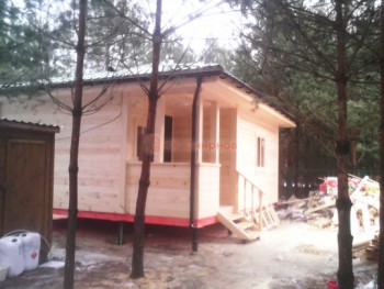 Фото №1: каркасная баня 68